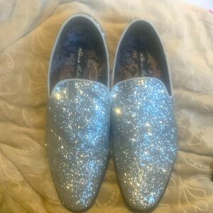 Alberto Fellini Mens Slip On Loafers Glitter 13